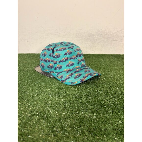 Sprints hat cap strap back green blue breathable lightweight sasquatch mens 1 - Picture 2 of 9